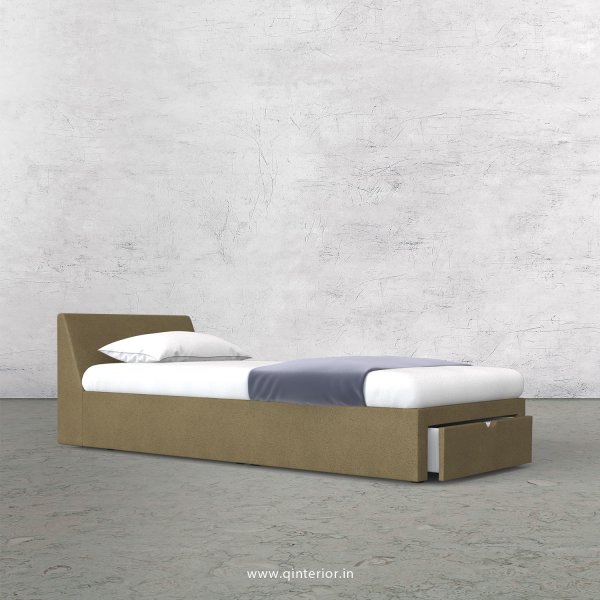 Viva Single Storage Bed in Fab Leather Fabric - SBD001 FL01