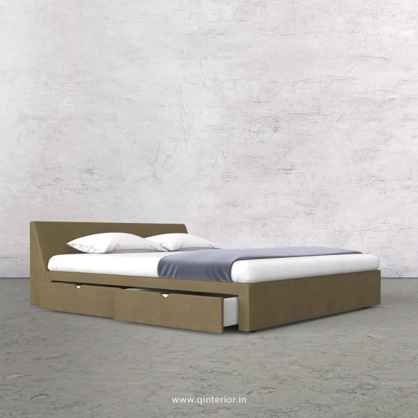 Viva Queen Storage Bed in Fab Leather Fabric - QBD007 FL01