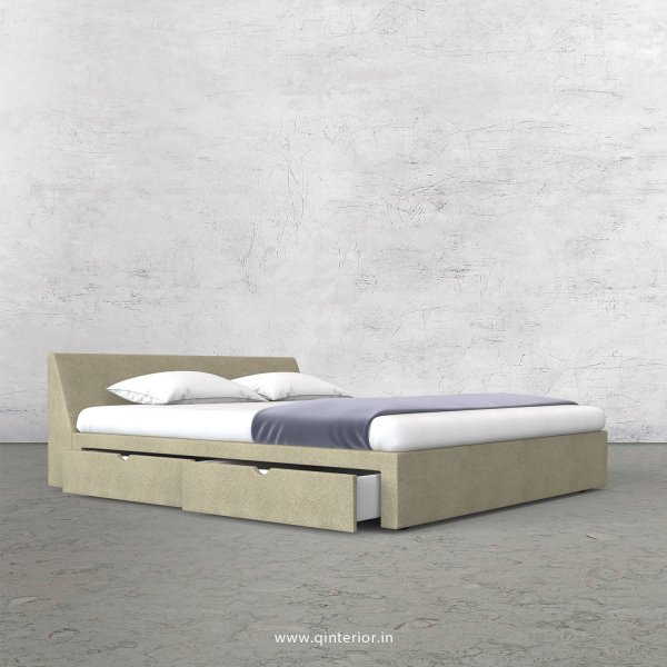Viva King Size Storage Bed in Fab Leather Fabric - KBD007 FL10