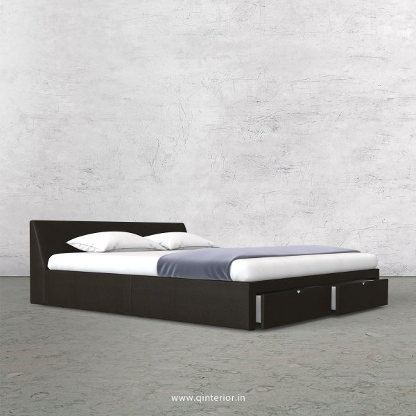 Viva King Size Storage Bed in Fab Leather Fabric - KBD001 FL11
