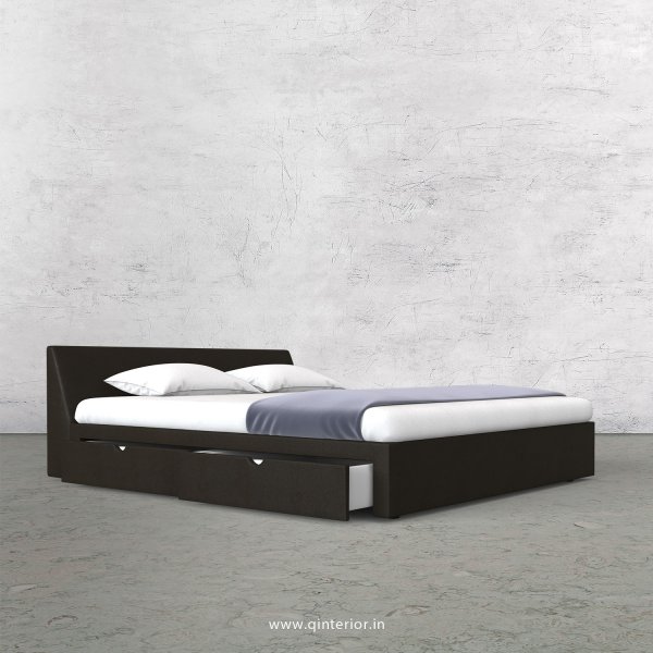 Viva Queen Storage Bed in Fab Leather Fabric - QBD007 FL11
