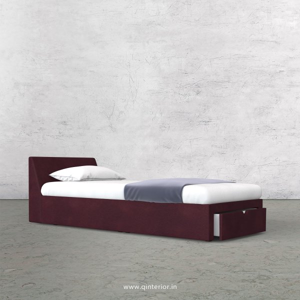 Viva Single Storage Bed in Fab Leather Fabric - SBD001 FL12