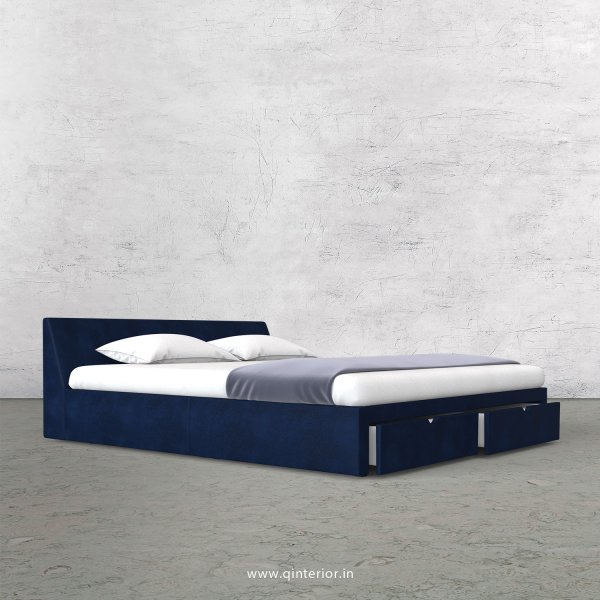 Viva Queen Storage Bed in Fab Leather Fabric - QBD001 FL13