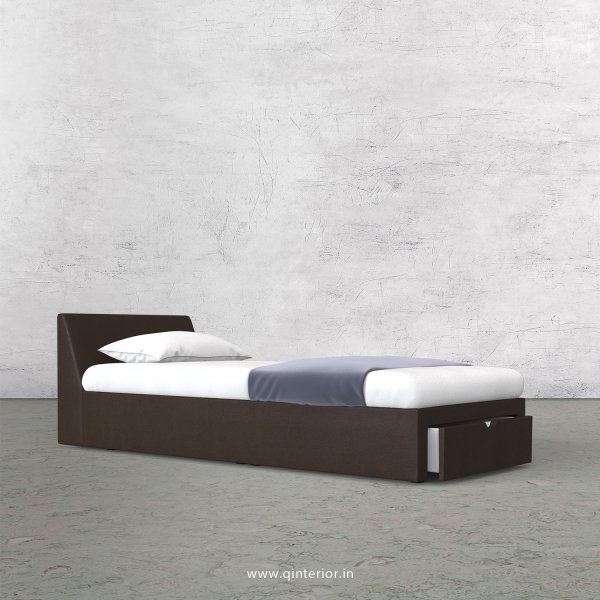 Viva Single Storage Bed in Fab Leather Fabric - SBD001 FL16