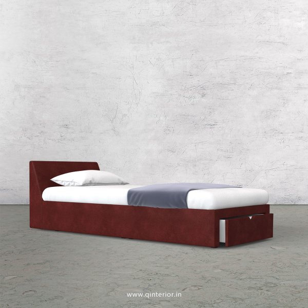 Viva Single Storage Bed in Fab Leather Fabric - SBD001 FL17