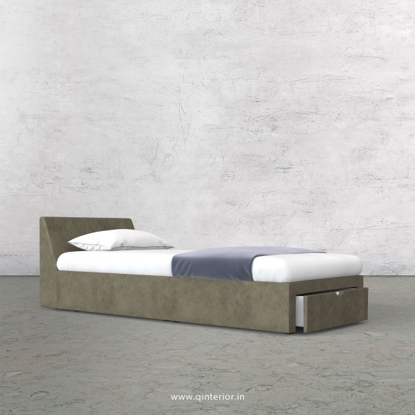 Viva Single Storage Bed in Fab Leather Fabric - SBD001 FL03