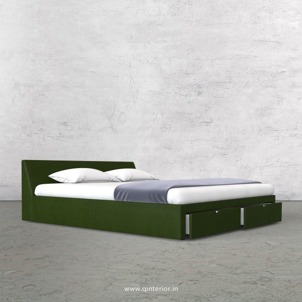 Viva King Size Storage Bed in Fab Leather Fabric - KBD001 FL04