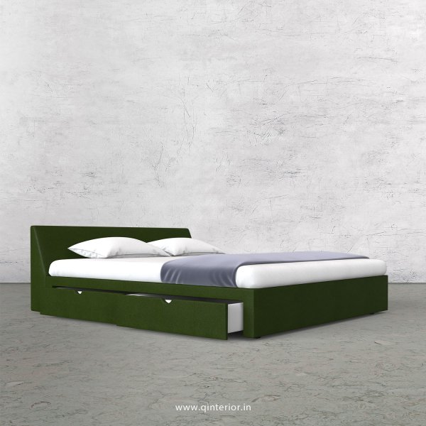 Viva King Size Storage Bed in Fab Leather Fabric - KBD007 FL04