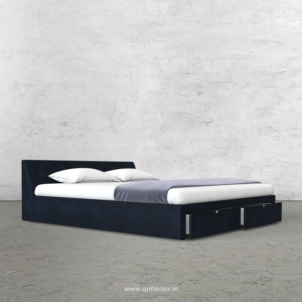 Viva King Size Storage Bed in Fab Leather Fabric - KBD001 FL05