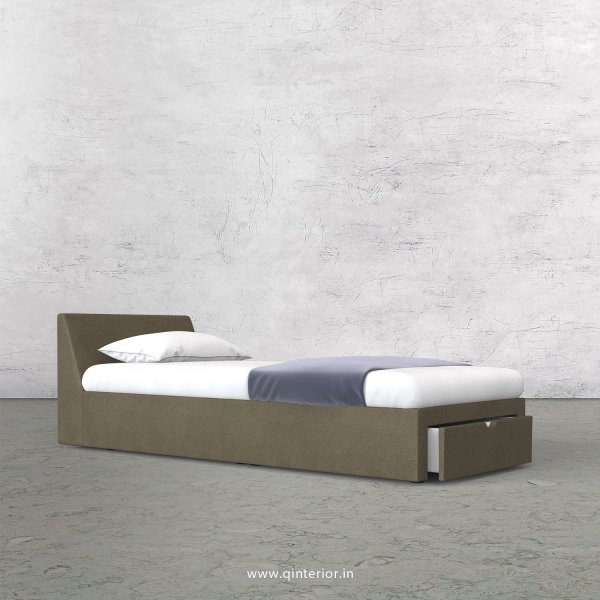 Viva Single Storage Bed in Fab Leather Fabric - SBD001 FL06
