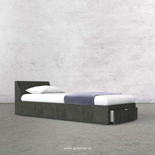 Viva Single Storage Bed in Fab Leather Fabric - SBD001 FL07