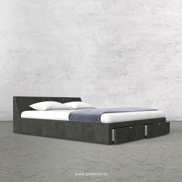 Viva King Size Storage Bed in Fab Leather Fabric - KBD001 FL07