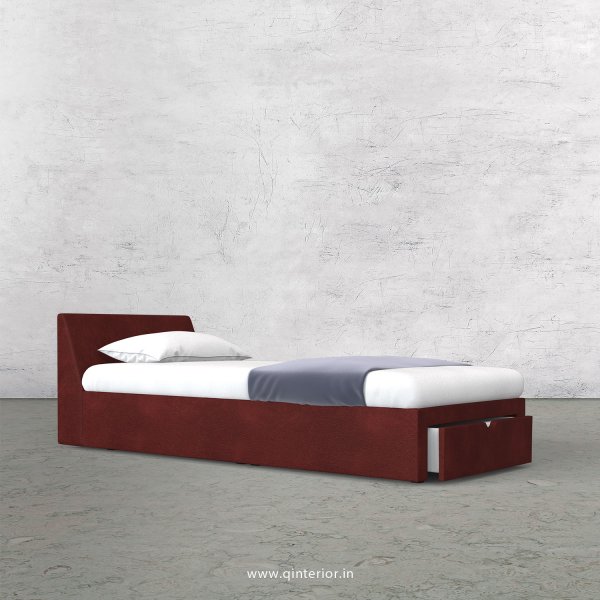 Viva Single Storage Bed in Fab Leather Fabric - SBD001 FL08