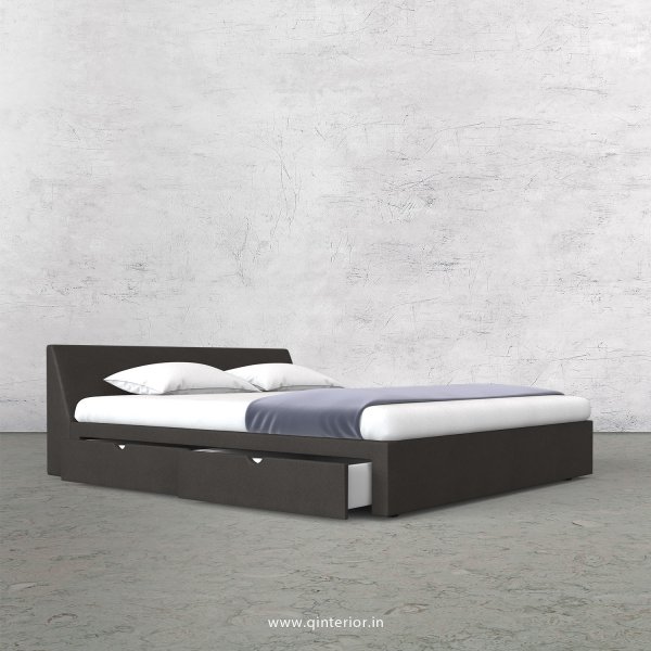 Viva King Size Storage Bed in Fab Leather Fabric - KBD007 FL15