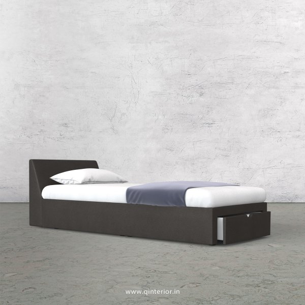 Viva Single Storage Bed in Fab Leather Fabric - SBD001 FL15