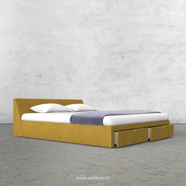 Viva King Size Storage Bed in Fab Leather Fabric - KBD001 FL18
