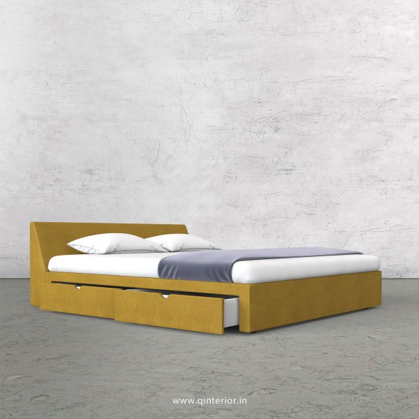 Viva Queen Storage Bed in Fab Leather Fabric - QBD007 FL18