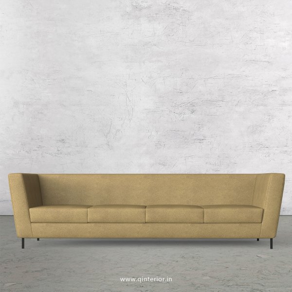GLORIA 4 Seater Sofa in Fab Leather Fabric - SFA018 FL01