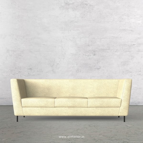 GLORIA 3 Seater Sofa in Fab Leather Fabric - SFA018 FL10