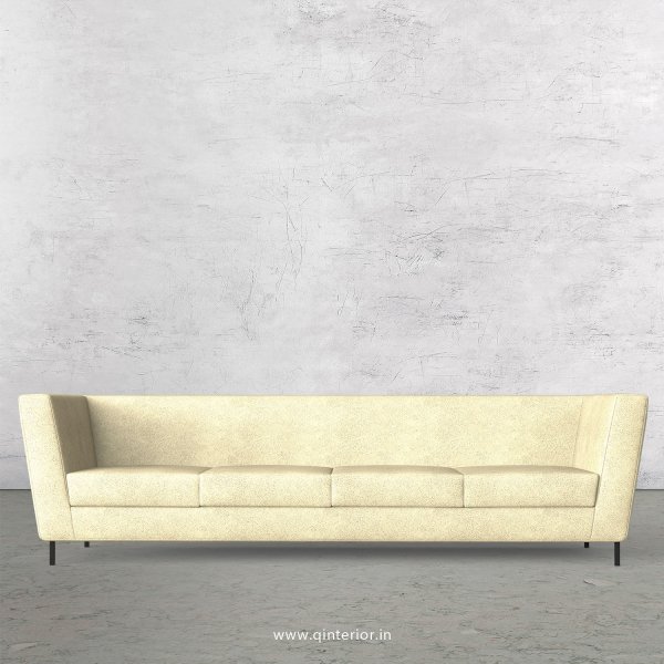 GLORIA 4 Seater Sofa in Fab Leather Fabric - SFA018 FL10