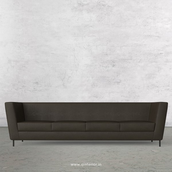 GLORIA 4 Seater Sofa in Fab Leather Fabric - SFA018 FL11