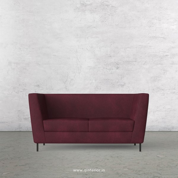 GLORIA 2 Seater Sofa in Fab Leather Fabric - SFA018 FL12