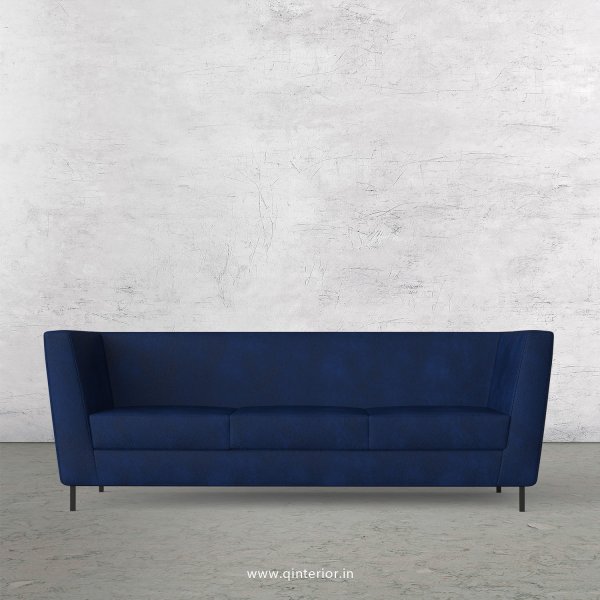 GLORIA 3 Seater Sofa in Fab Leather Fabric - SFA018 FL13