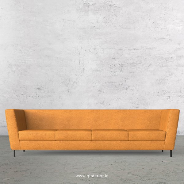 GLORIA 4 Seater Sofa in Fab Leather Fabric - SFA018 FL14