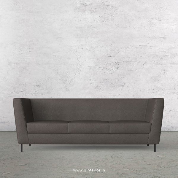 GLORIA 3 Seater Sofa in Fab Leather Fabric - SFA018 FL15
