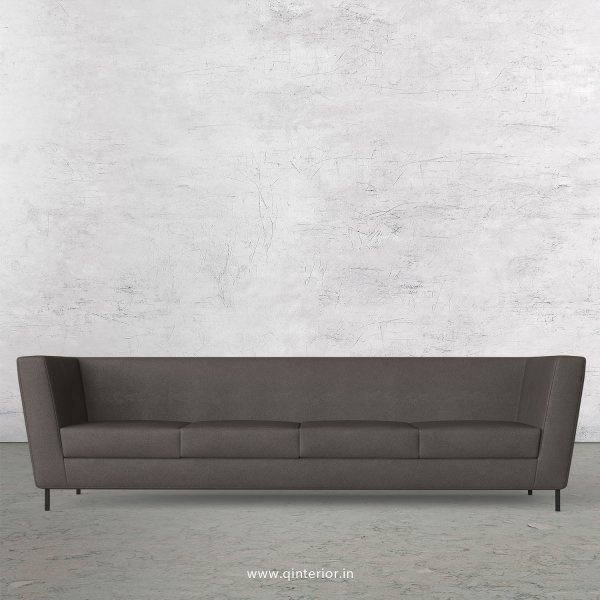 GLORIA 4 Seater Sofa in Fab Leather Fabric - SFA018 FL15