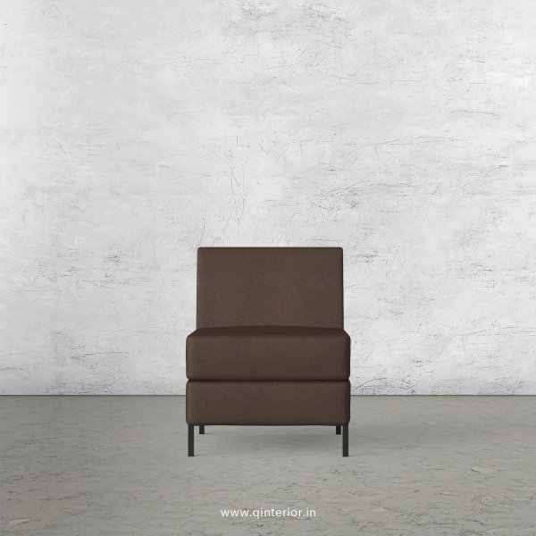 Gloria 1 Seater Modular Sofa in Fab Leather Fabric - MSFA007 FL16