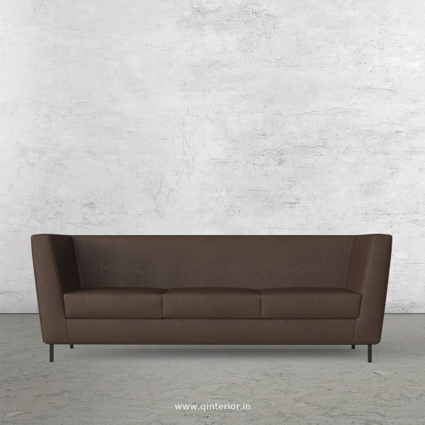 GLORIA 3 Seater Sofa in Fab Leather Fabric - SFA018 FL16