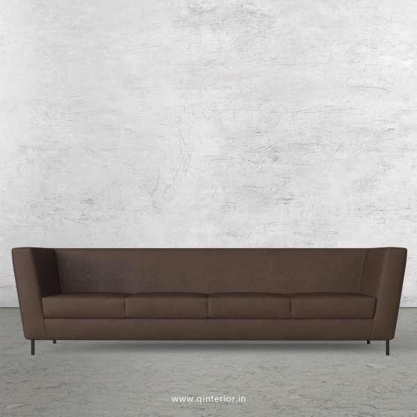 GLORIA 4 Seater Sofa in Fab Leather Fabric - SFA018 FL16