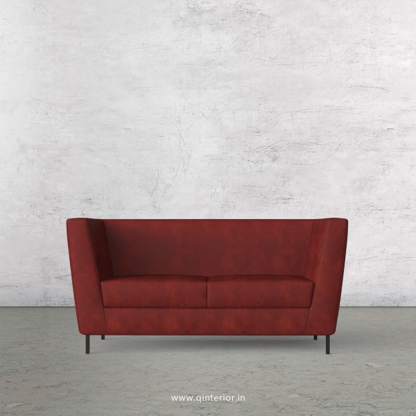GLORIA 2 Seater Sofa in Fab Leather Fabric - SFA018 FL17