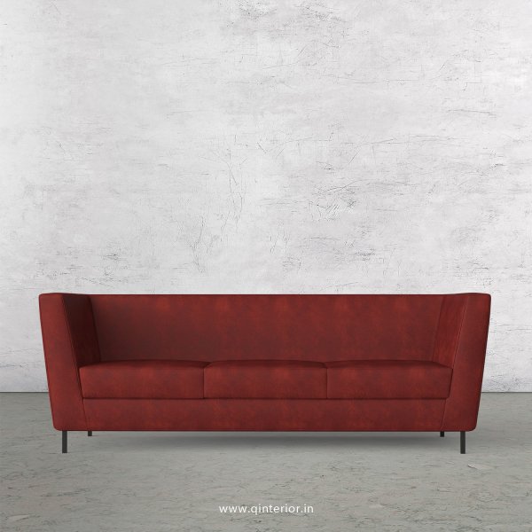 GLORIA 3 Seater Sofa in Fab Leather Fabric - SFA018 FL17