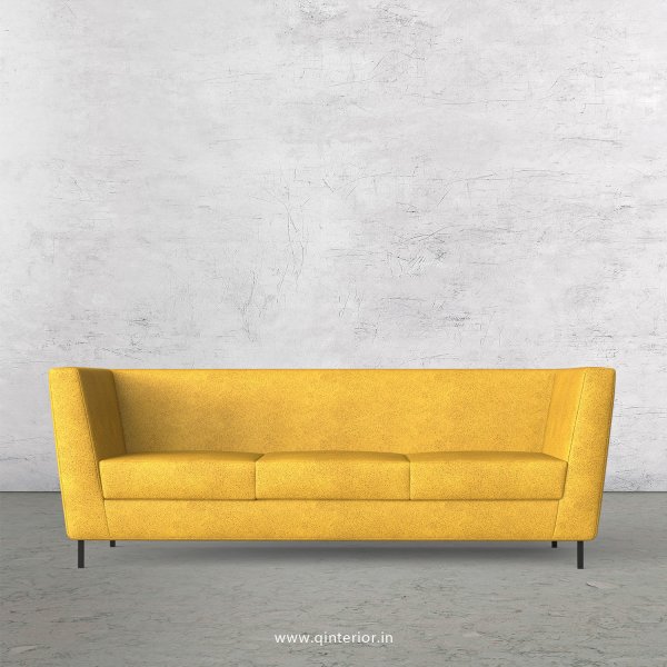 GLORIA 3 Seater Sofa in Fab Leather Fabric - SFA018 FL18