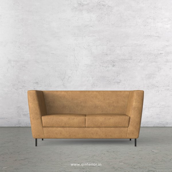 GLORIA 2 Seater Sofa in Fab Leather Fabric - SFA018 FL02