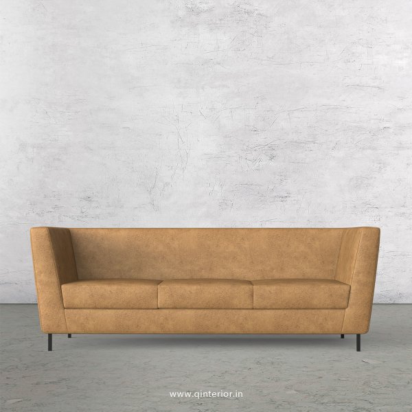 GLORIA 3 Seater Sofa in Fab Leather Fabric - SFA018 FL02