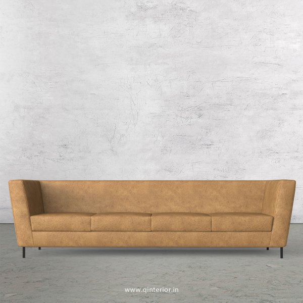 GLORIA 4 Seater Sofa in Fab Leather Fabric - SFA018 FL02