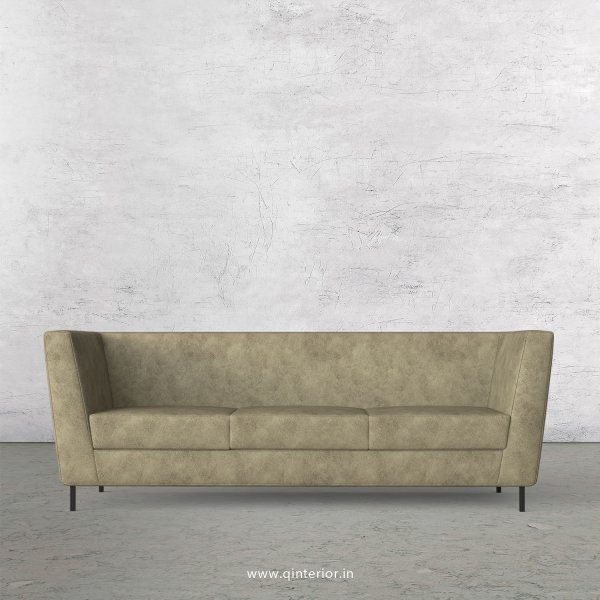 GLORIA 3 Seater Sofa in Fab Leather Fabric - SFA018 FL03