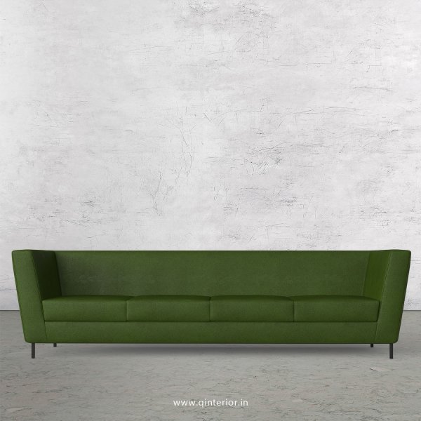 GLORIA 4 Seater Sofa in Fab Leather Fabric - SFA018 FL04