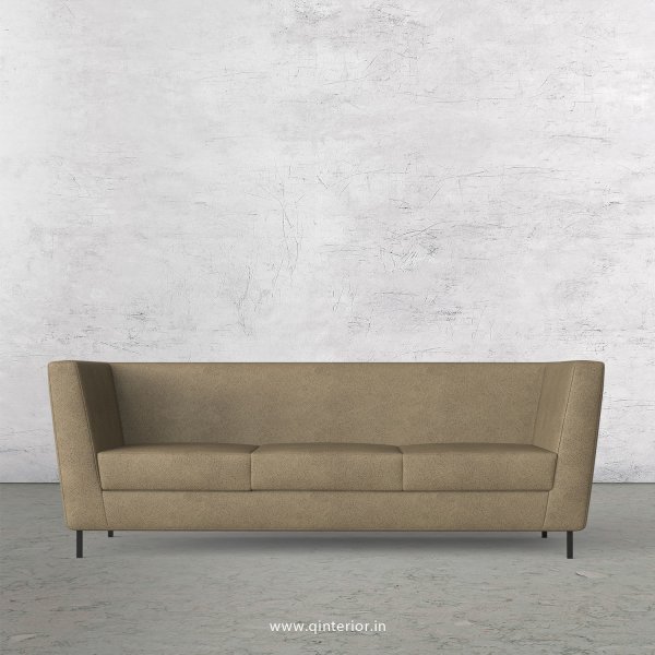 GLORIA 3 Seater Sofa in Fab Leather Fabric - SFA018 FL06
