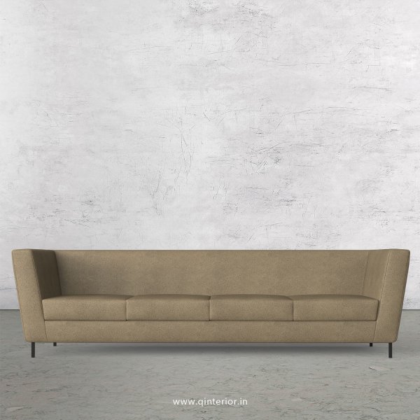 GLORIA 4 Seater Sofa in Fab Leather Fabric - SFA018 FL06
