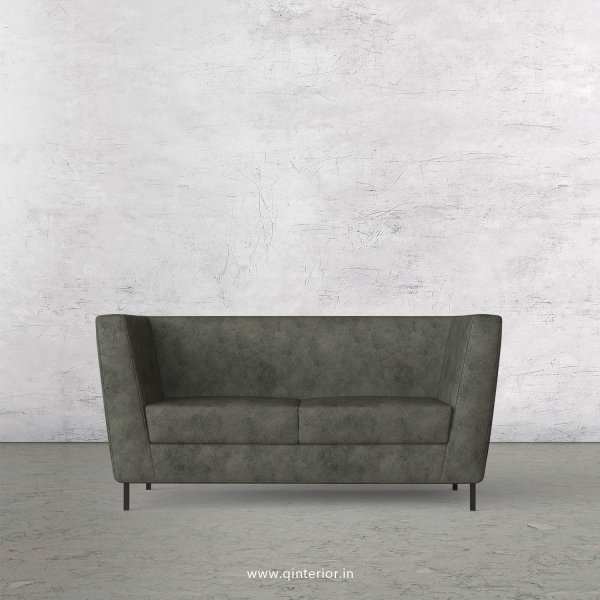 GLORIA 2 Seater Sofa in Fab Leather Fabric - SFA018 FL07