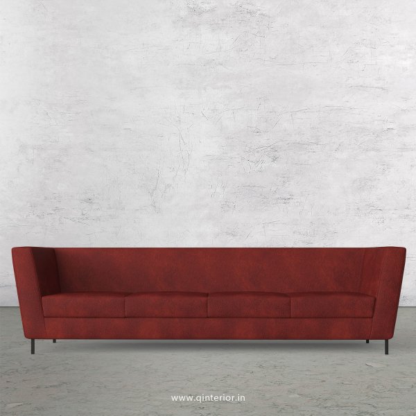 GLORIA 4 Seater Sofa in Fab Leather Fabric - SFA018 FL08
