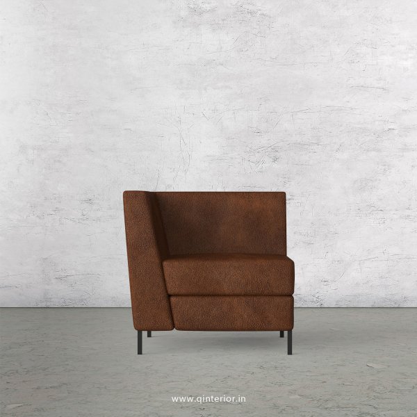 Gloria 1 Seater Modular Sofa in Fab Leather Fabric - MSFA001 FL09