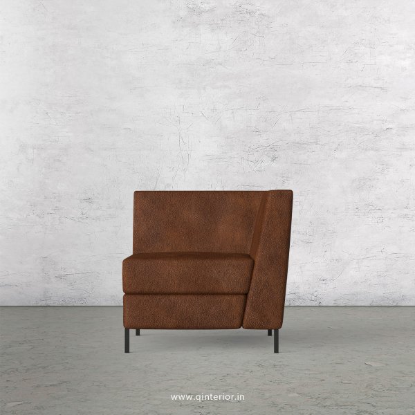 Gloria 1 Seater Modular Sofa in Fab Leather Fabric - MSFA004 FL09