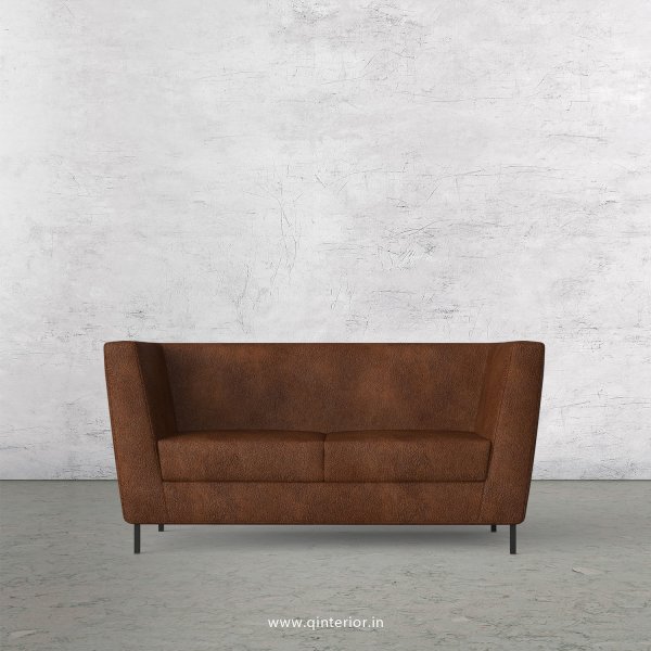 GLORIA 2 Seater Sofa in Fab Leather Fabric - SFA018 FL09