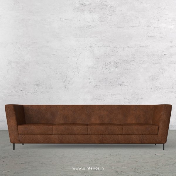 GLORIA 4 Seater Sofa in Fab Leather Fabric - SFA018 FL09
