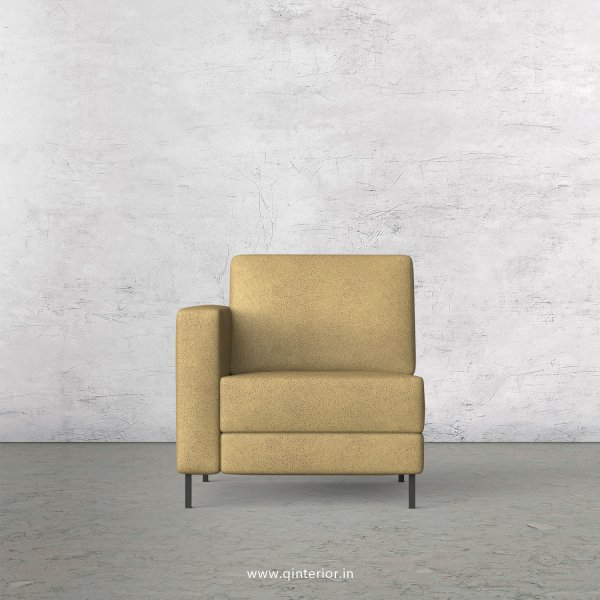 Nirvana 1 Seater Modular Sofa in Fab Leather Fabric - MSFA001 FL01